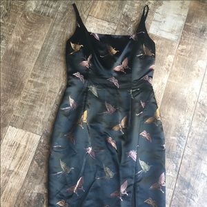 Butterfly cocktail dress.Silky feel, beautiful fit